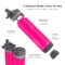 HidrateSpark PRO Smart Water Bottle – Tritan Plastic with Straw Lid, Tracks Water Intake & LED Glow Reminder for Hydration (Fruit Punch)