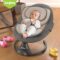 Buy Best Electric Baby Swing Cradle with Adjustable Speeds, Recline, Mosquito Net, Music & Bluetooth