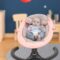 Premium Automatic Electric Baby Swing Cradle with Adjustable Swing Speed, Soothing Music, and Mosquito Net