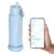 WATERH Insulated Smart Water Bottle – 18 oz Stainless Steel Thermos with Straw, Intake Tracker, TDS Analyzer, & LED Reminder